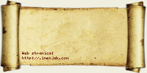 Kristina Avakumović vizit kartica